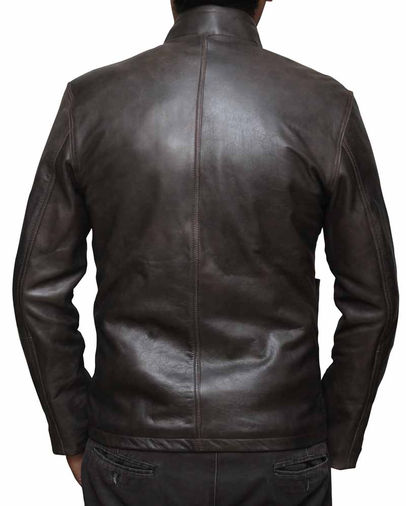 Harrison Ford Inspired Star Wars Brown Leather Jacket