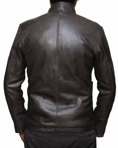 Harrison Ford Inspired Star Wars Brown Leather Jacket