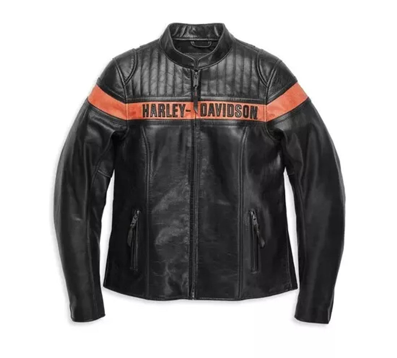 Harley-Davidson Victory Sweep Leather Riding Jacket