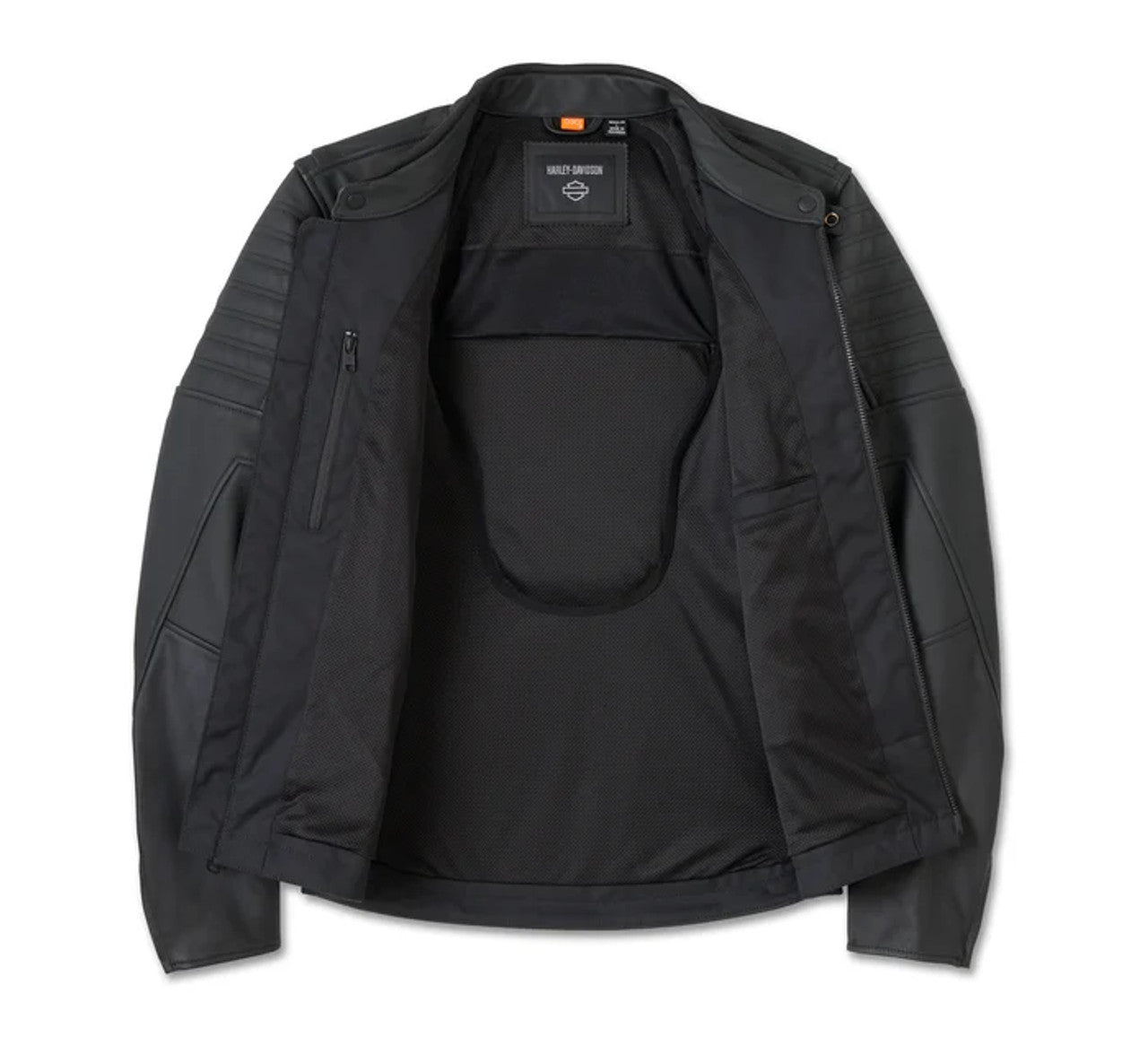 Harley-Davidson Willie G Skull Graphic Leather Riding Jacket