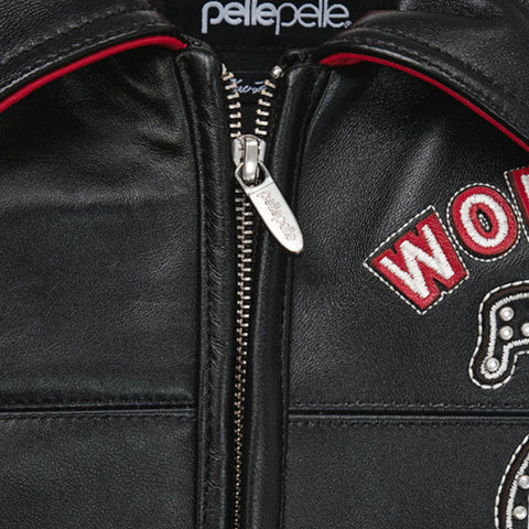 Pelle Pelle World Tour Plush Black and Red