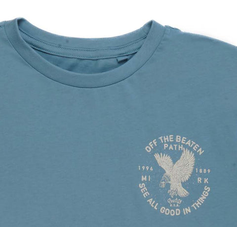 YOUTH-KIDS-CREW NECK-FLEXIBLE T SHIRT | LIGHT BLUE