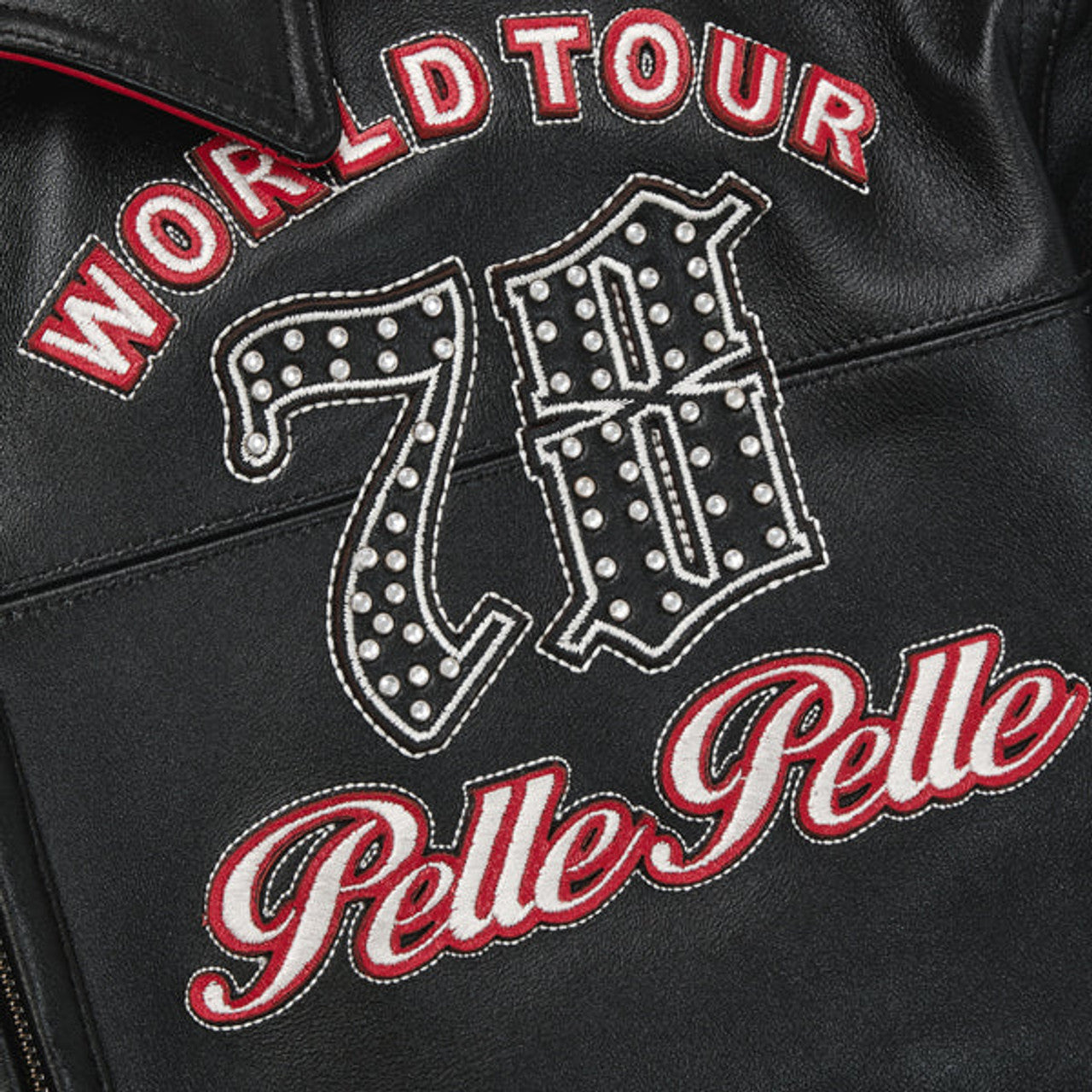 Pelle Pelle World Tour Plush Black and Red