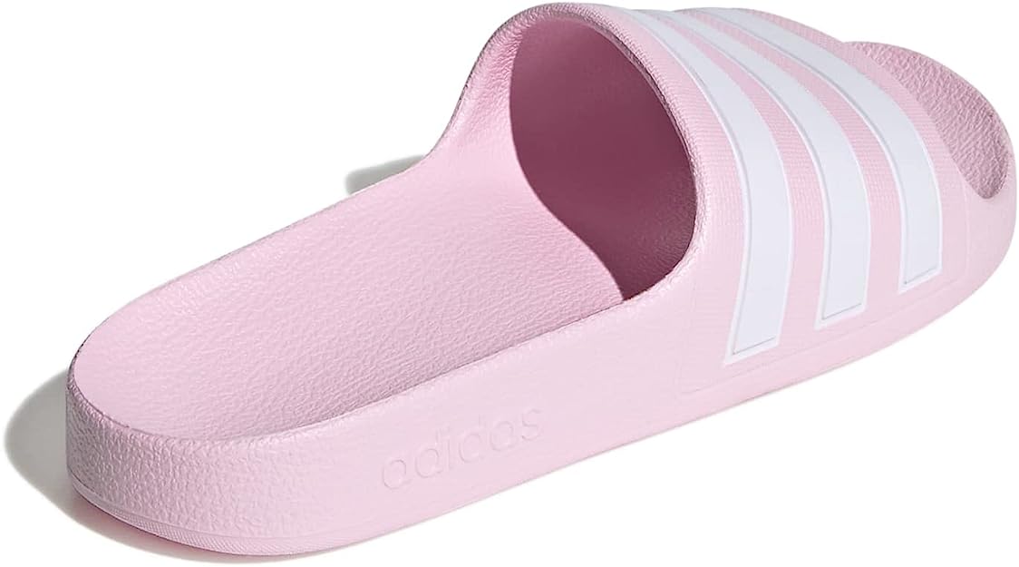A.D.I.D.A.S Girls-Adult Adilette Aqua Slides Sandal | Pink / White