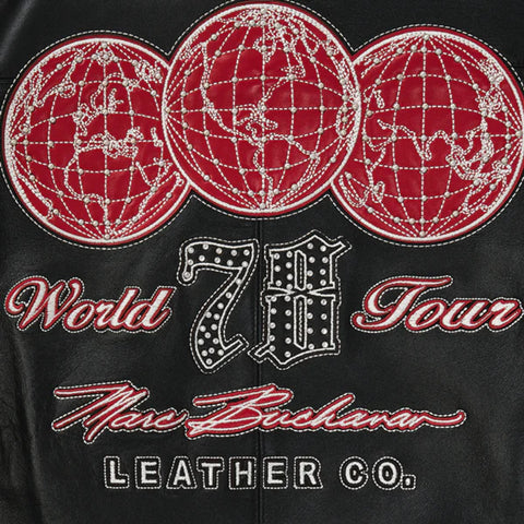 Pelle Pelle World Tour Plush Black and Red