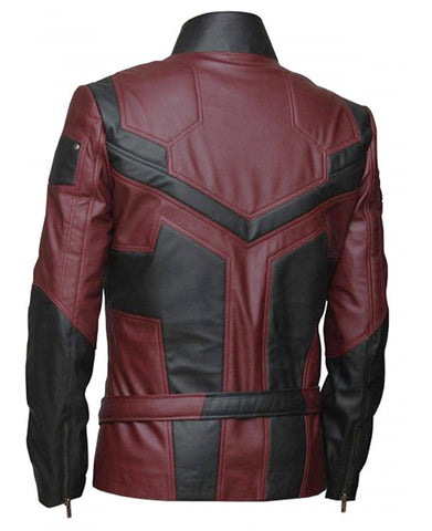 Charlie Cox Daredevil Season 2 Leather Jacket Genuine & Faux Leather with Viscose Lining