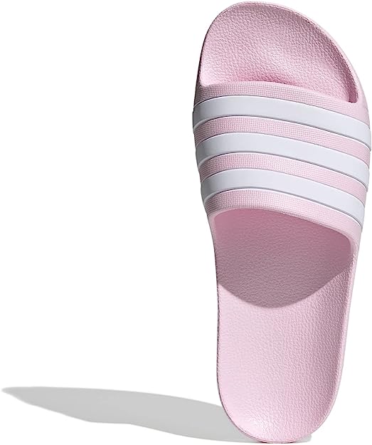 A.D.I.D.A.S Girls-Adult Adilette Aqua Slides Sandal | Pink / White