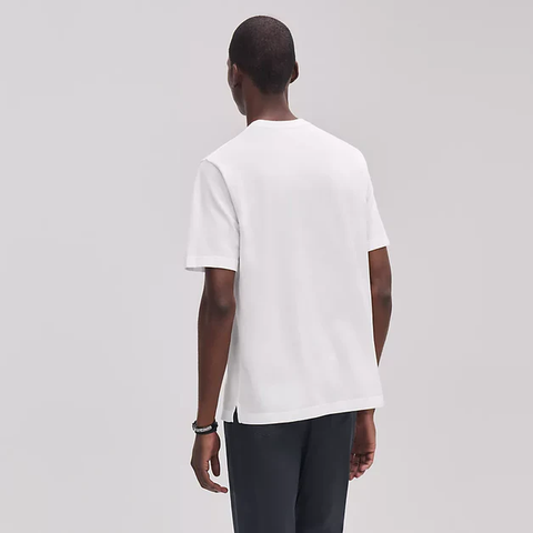 HERMES PARIS T-SHIRT - EMBROIDERED ELEGANCE | WHITE