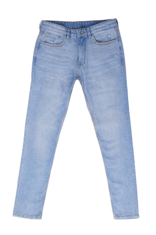PULL & BEAR. -SLIM FIT- DENIM JEANS | LIGHT BLUE