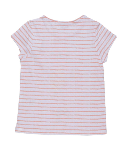 V.E.R.T.B.A.U.D.E.T GIRL PRINTED HALF SLEEVE T-SHIRT | WHITE