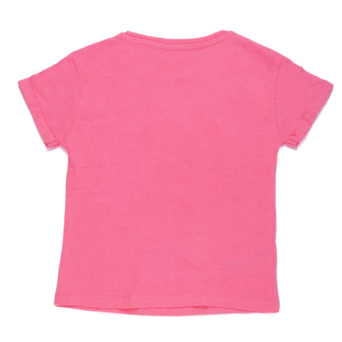 U.R.B-KIDS-GRAPHICAL PRINT-CREW NECK | T-SHIRT | PINK