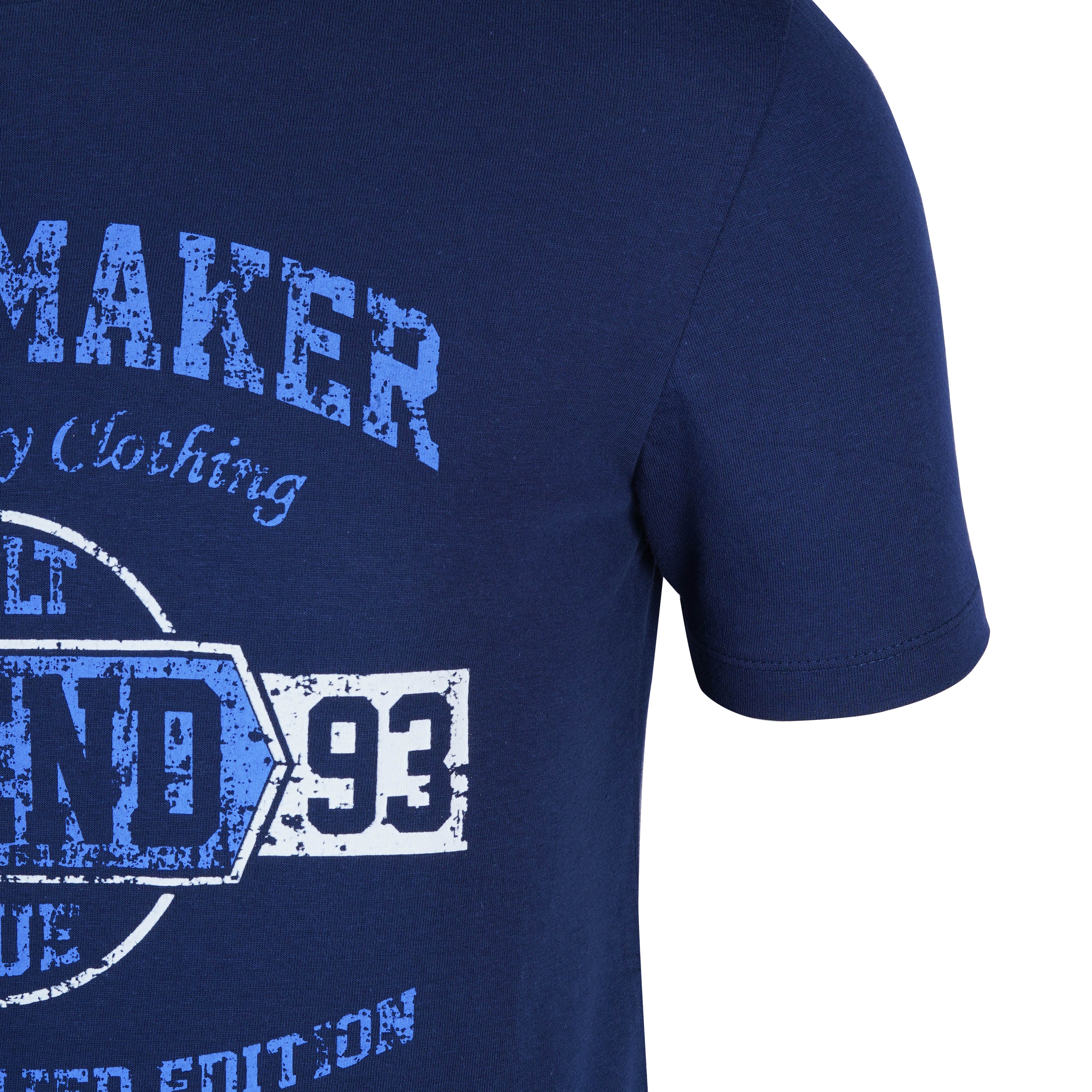 BLEND. CREW NECK-MANS-TEE SHIRT | D.BLUE