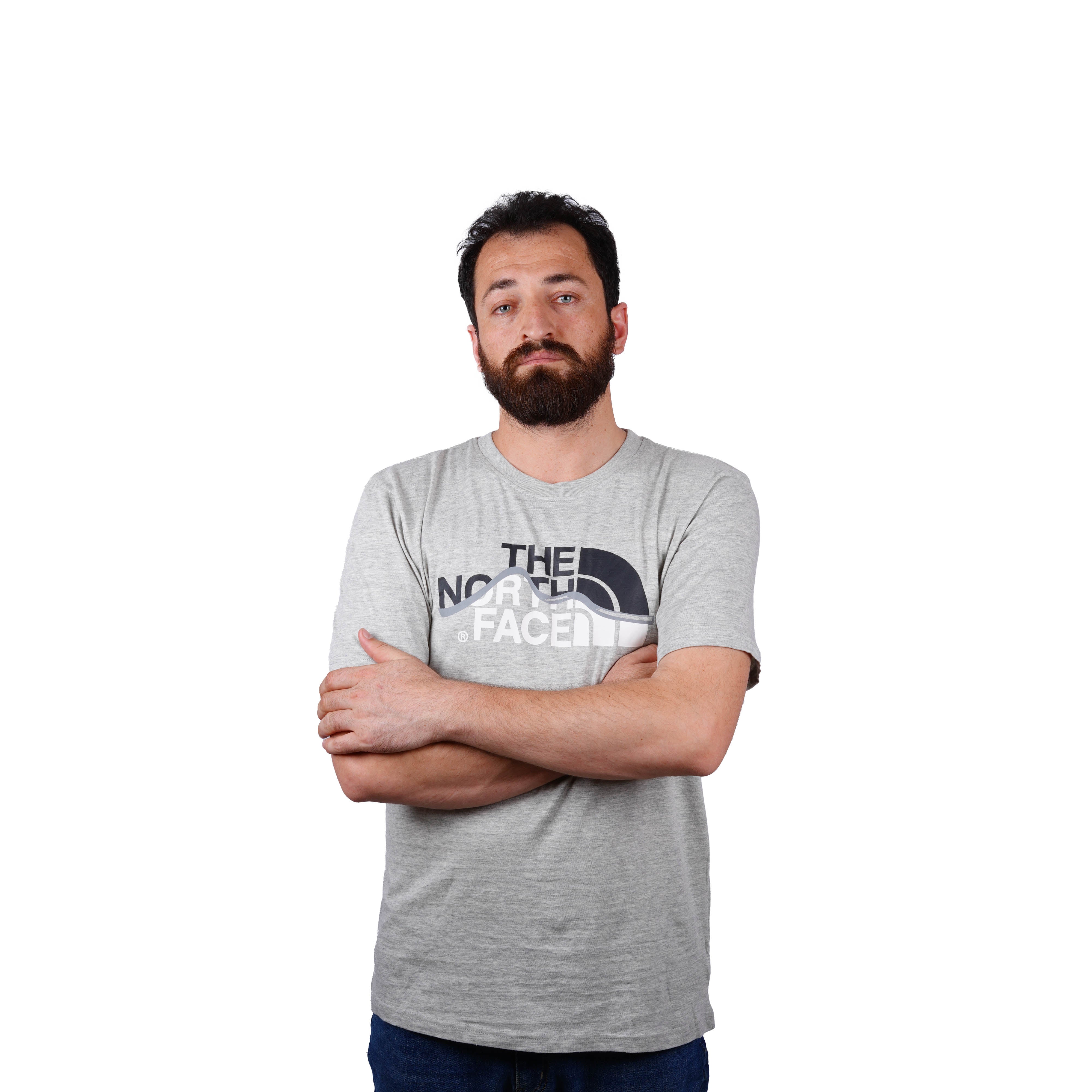 TNF MEN’S SHORT-SLEEVE HALF DOME TEE | GREY