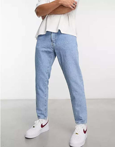 PULL & BEAR. -SLIM FIT- DENIM JEANS | LIGHT BLUE