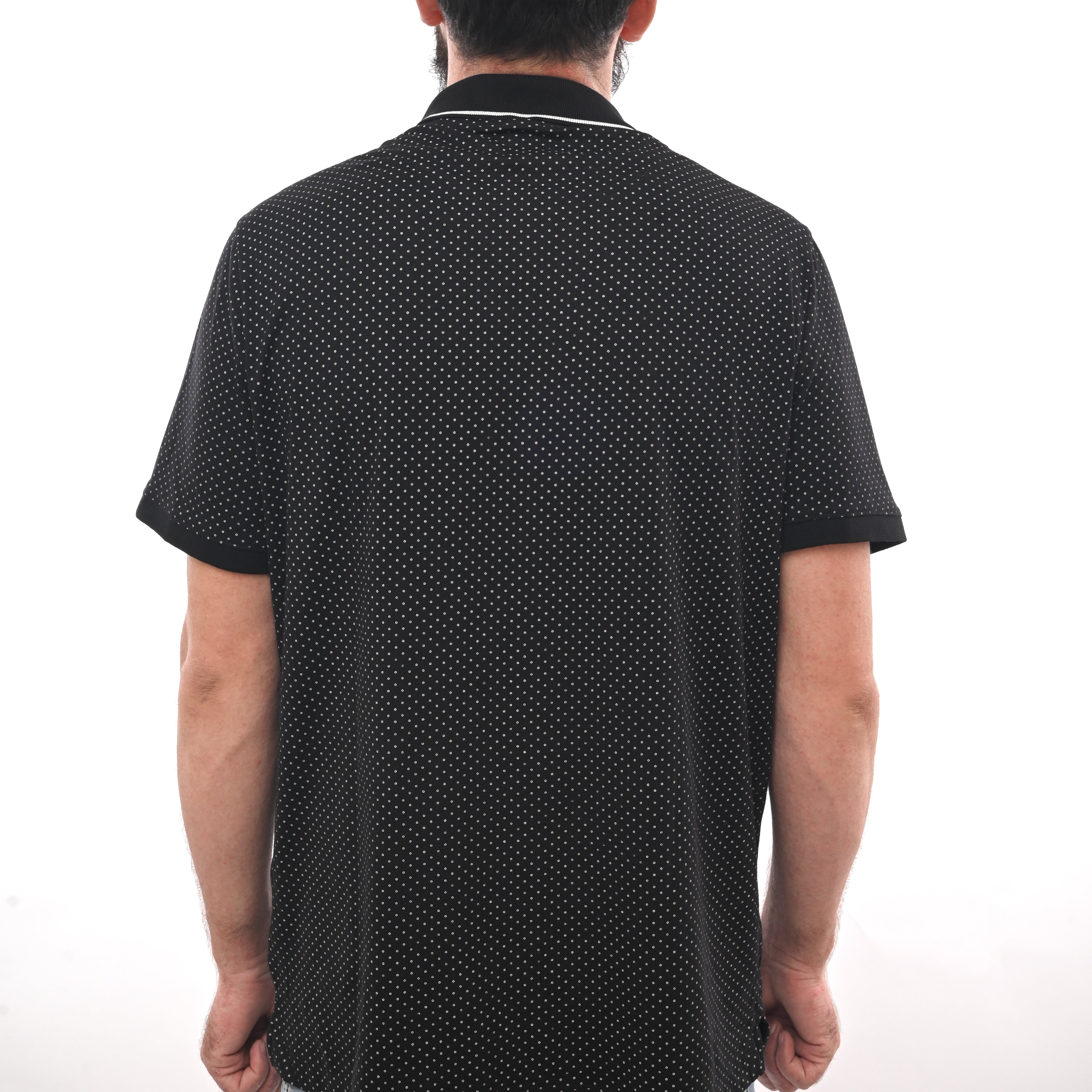 PENGUIN PRINTED POLO SHIRT | BLACK