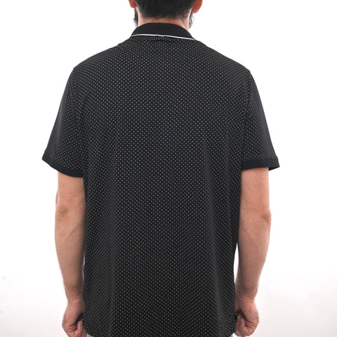 PENGUIN PRINTED POLO SHIRT | BLACK