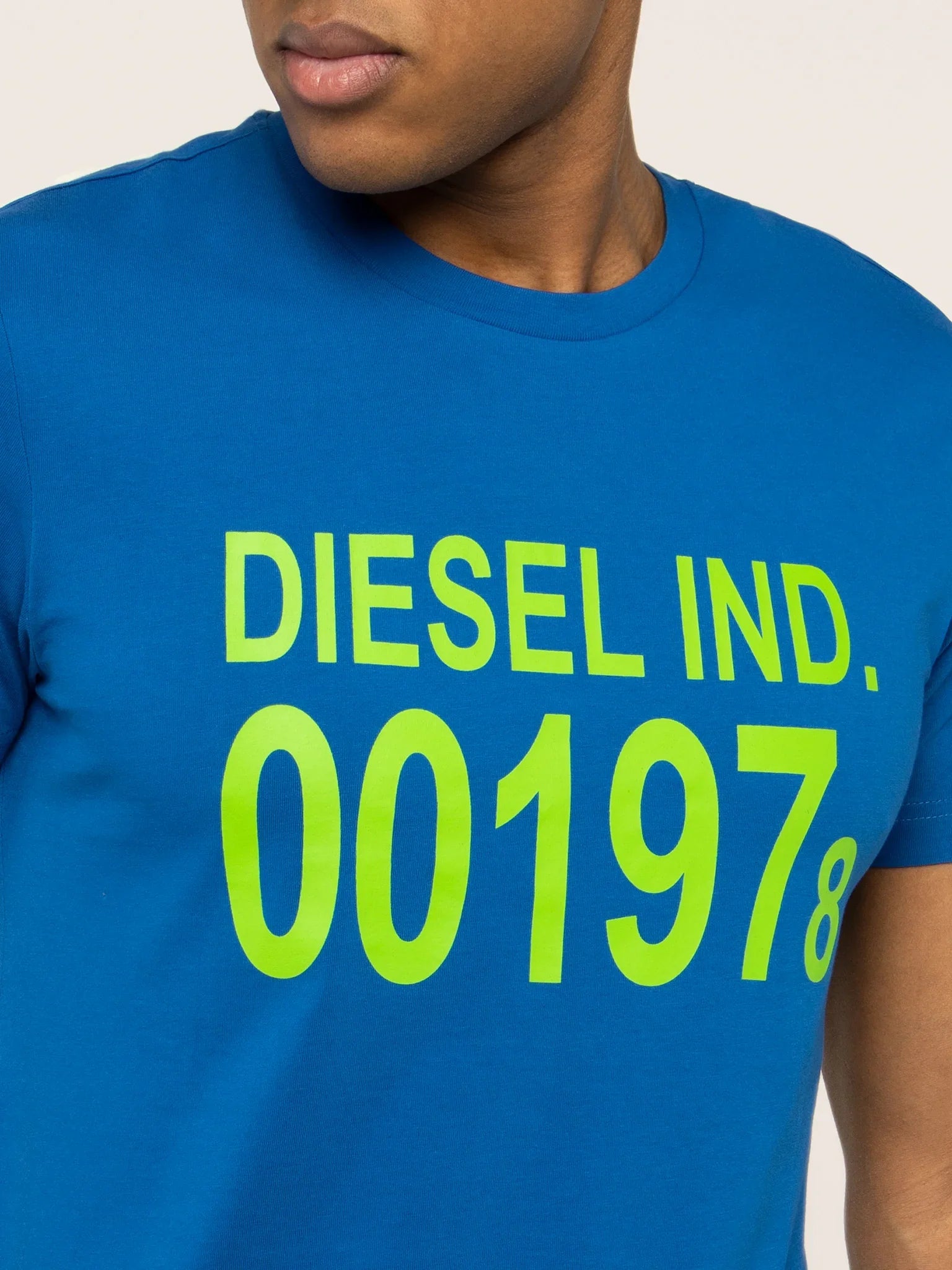 DIESEL DIEGOS SHORT SLEEVE T-SHIRT FLEXIBLE T-SHIRT | BLUE