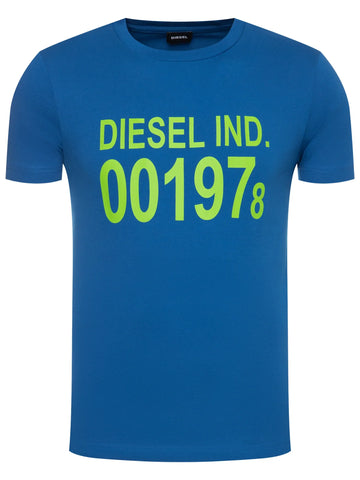 DIESEL DIEGOS SHORT SLEEVE T-SHIRT FLEXIBLE T-SHIRT | BLUE