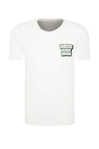 GUESS BEAST BURGER REGUALR FIT T-SHIRT | WHITE