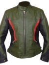 Flesh & Hide Men’s Superhero Soldier John “Jack” Morrison Synthetic Leather Jacket Overwatch-Inspired Cosplay & Streetwear