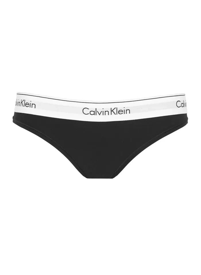 Calvin Klein Modern Cotton Bikini Underwear-Women | Black & White - Image 4