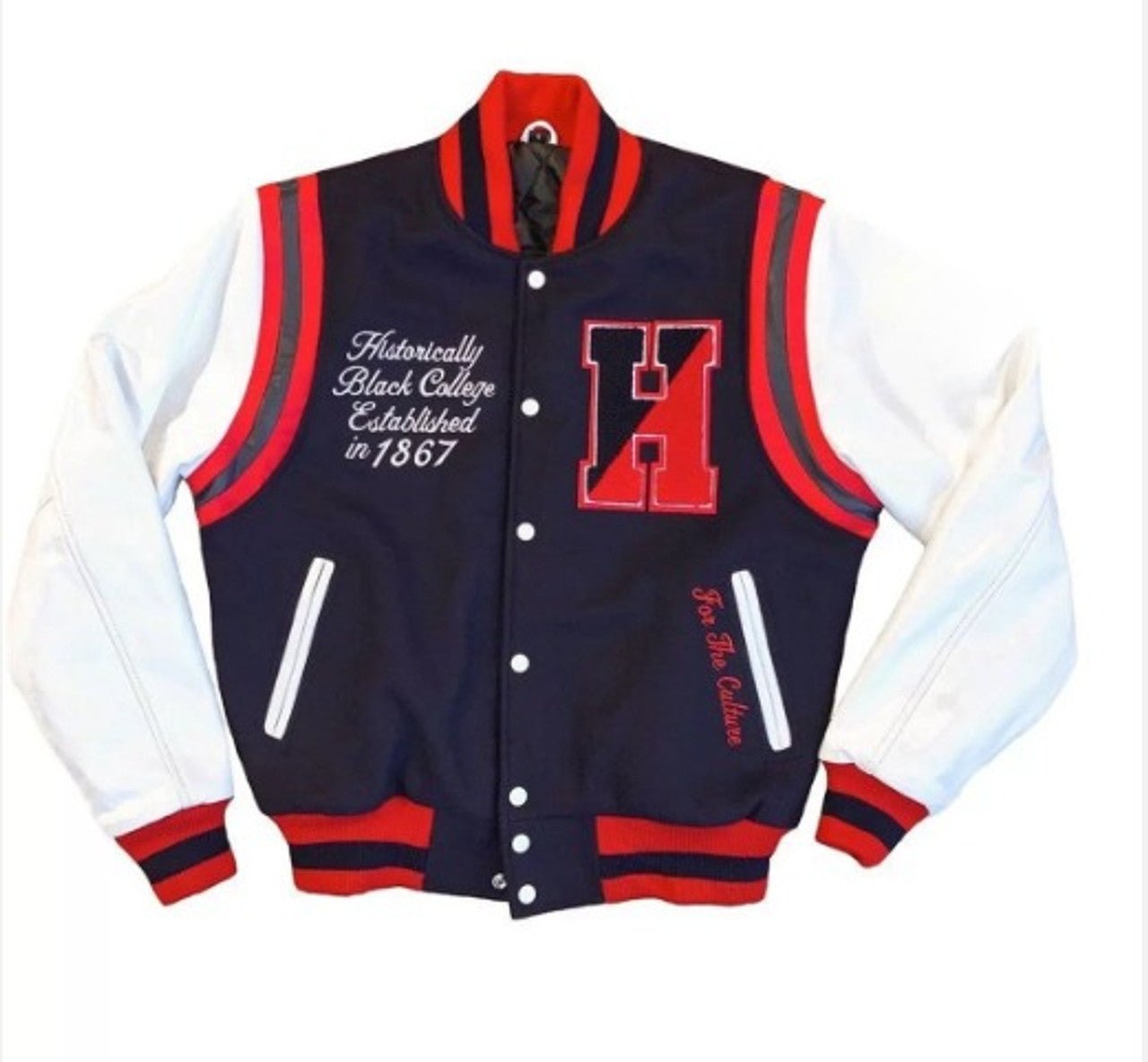 Howard University "The Mecca" Varsity Jacket - Image 4