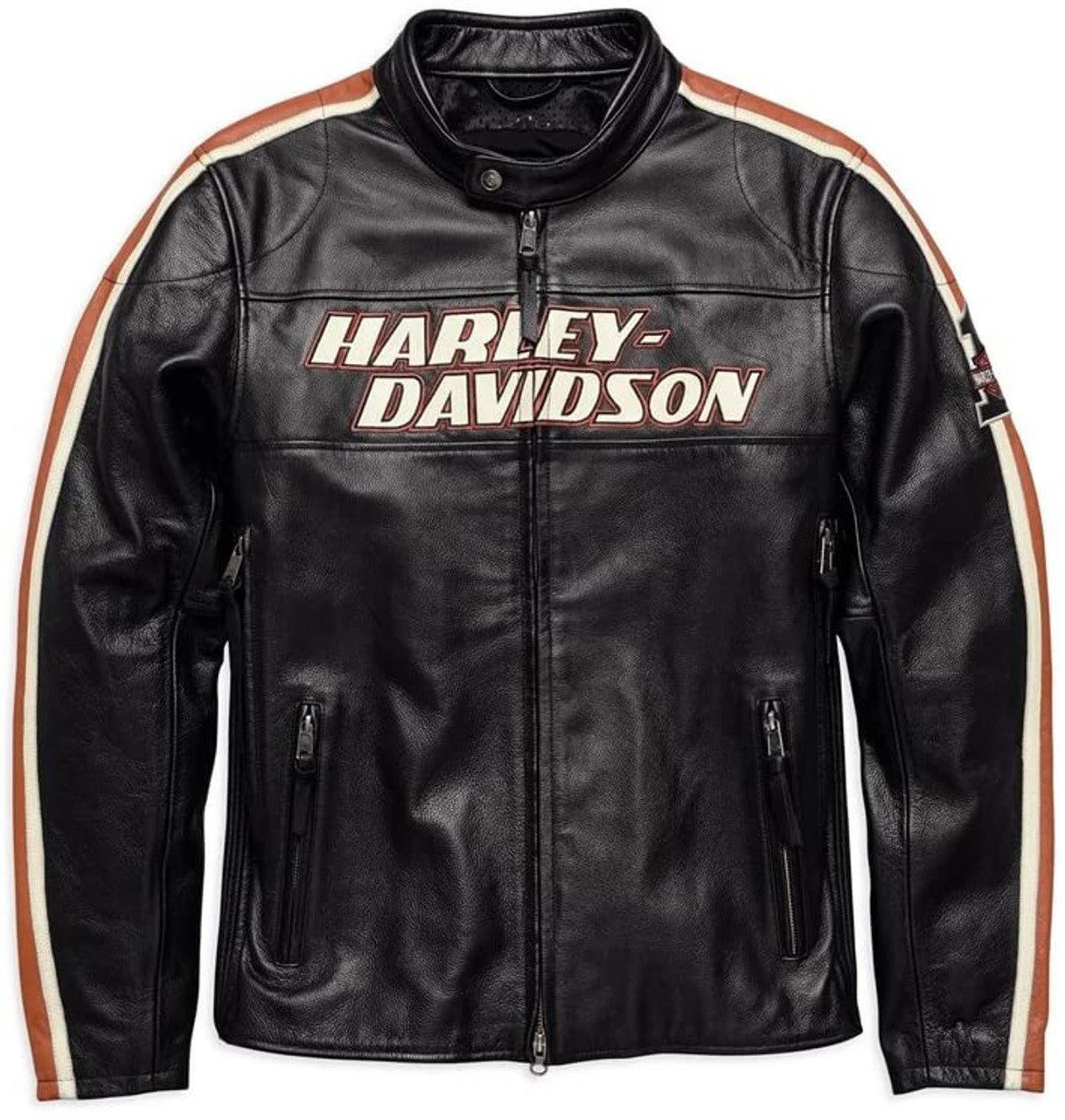 Harley-Davidson Men's Victory Lane Torque Leather Jacket For Biker