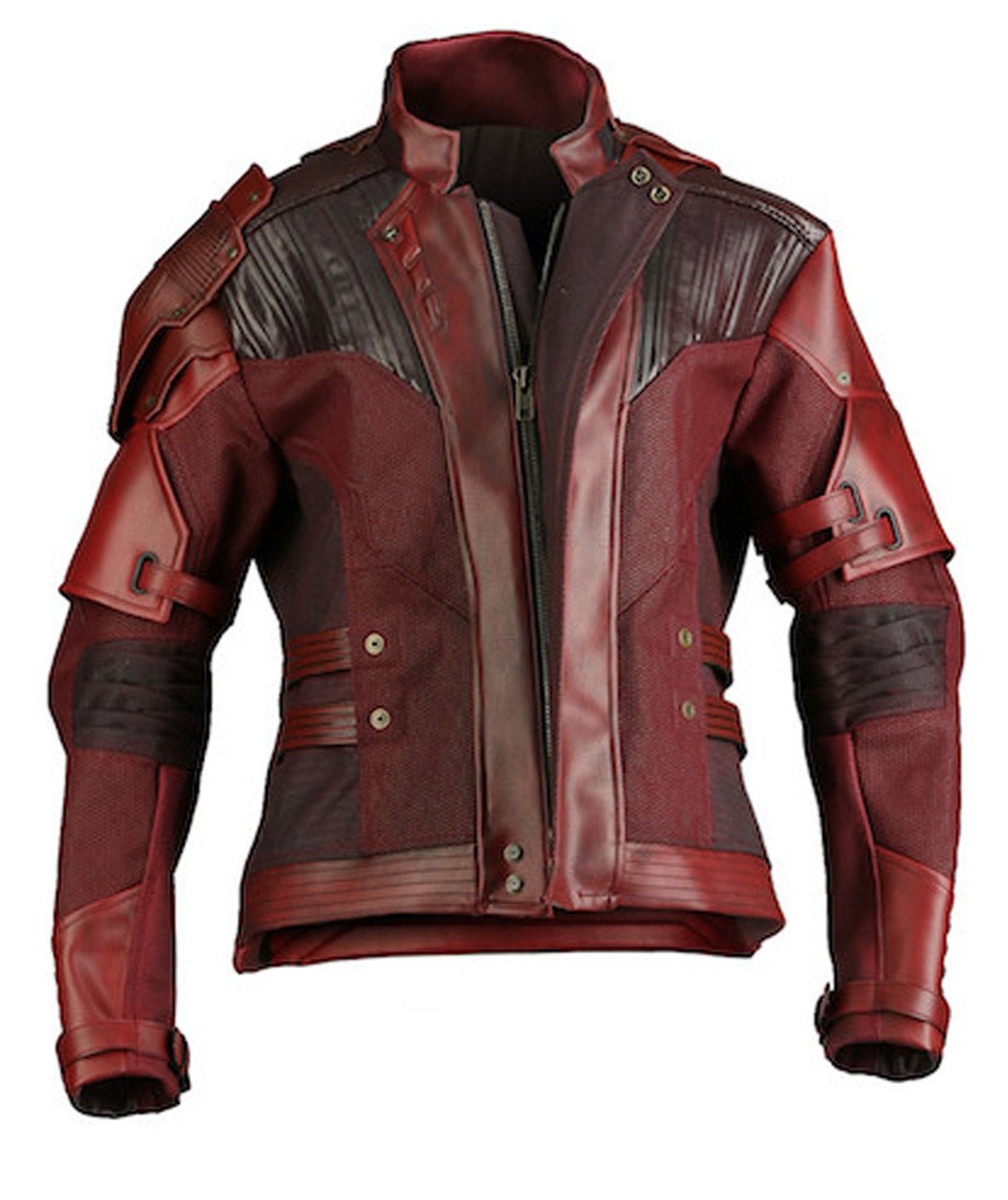 Men’s Distressed Red Maroon Genuine Leather Jacket Vintage Biker Style Real Leather Jacket