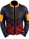 Men’s Cisco Ramon Vibe Leather Jacket The Flash TV Series Inspired Jacket with Quilted Chest & Shoulder Design