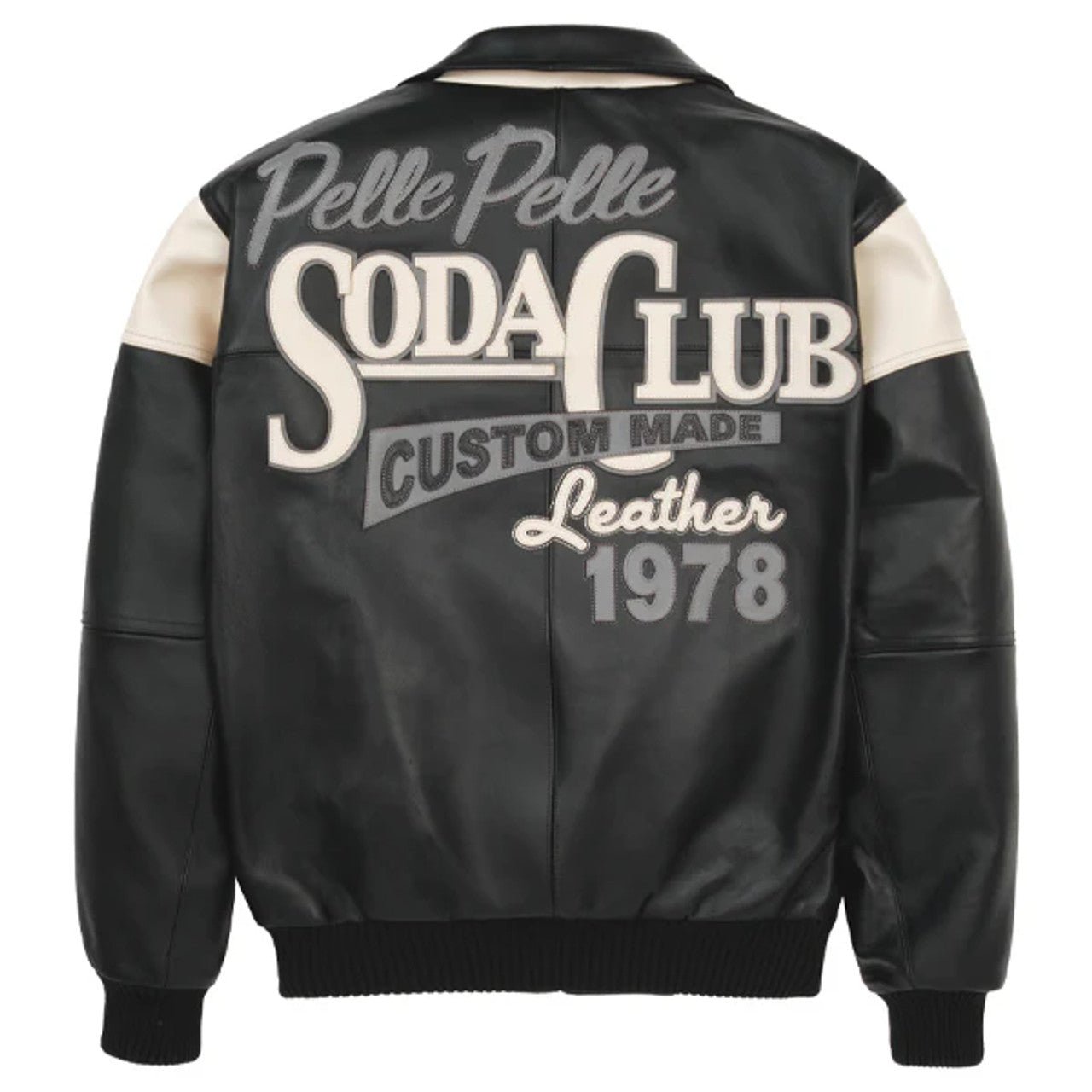 Pelle Pelle SODA CLUB CUSTOM MADE LEATHER 1978 JACKET BLACK - Image 2