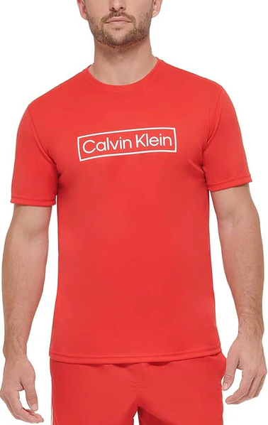 CALVIN KLEIN JEANS VARSITY LOGO T-SHIRT | RED