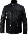 Men’s Black Leather Jacket
