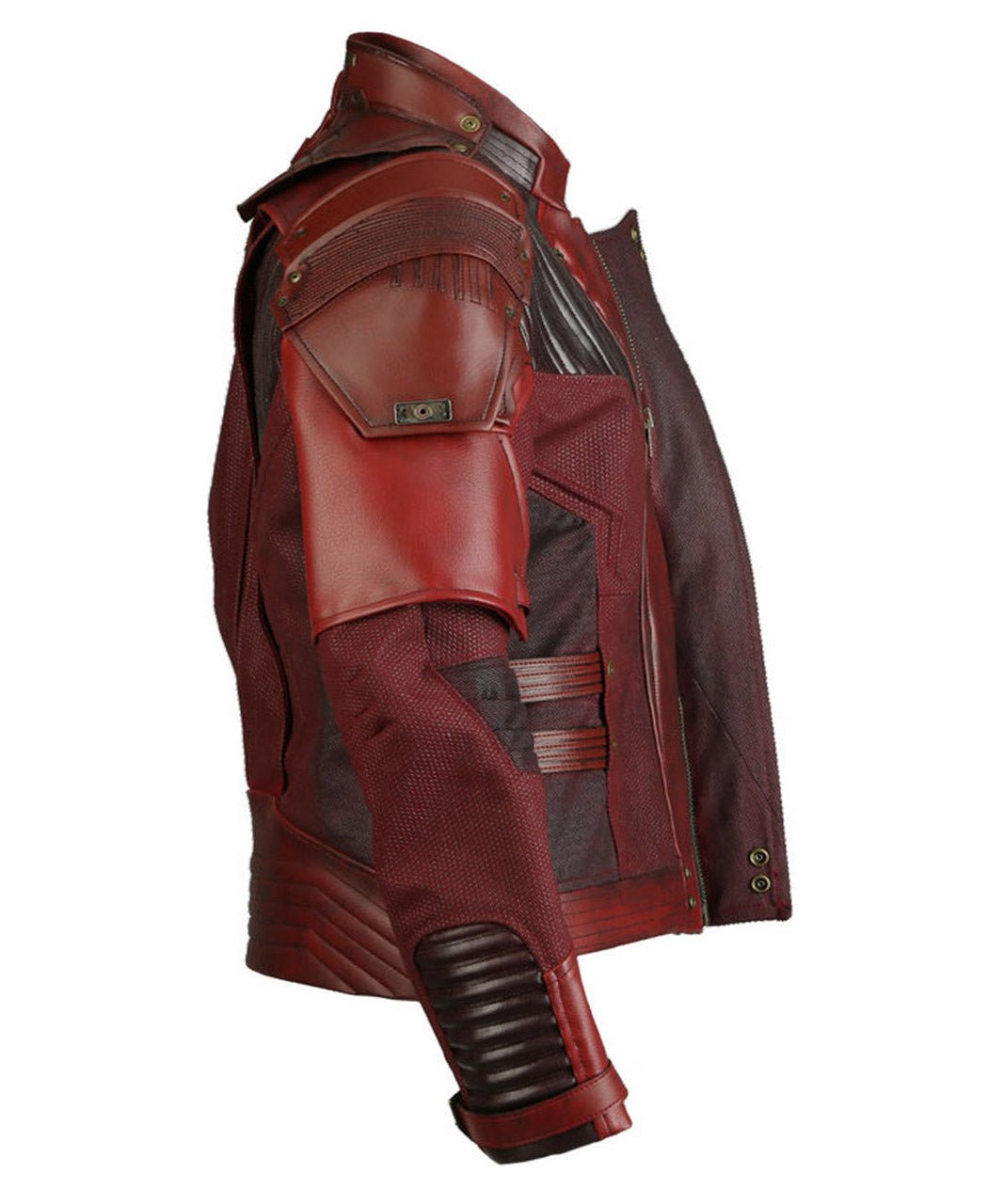 Men’s Distressed Red Maroon Genuine Leather Jacket Vintage Biker Style Real Leather Jacket - Image 2