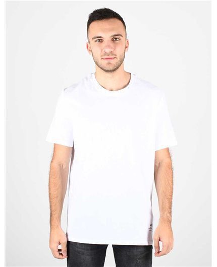 G.U.E.S.S ORGANIC COTTON PLAIN T SHIRT | WHITE
