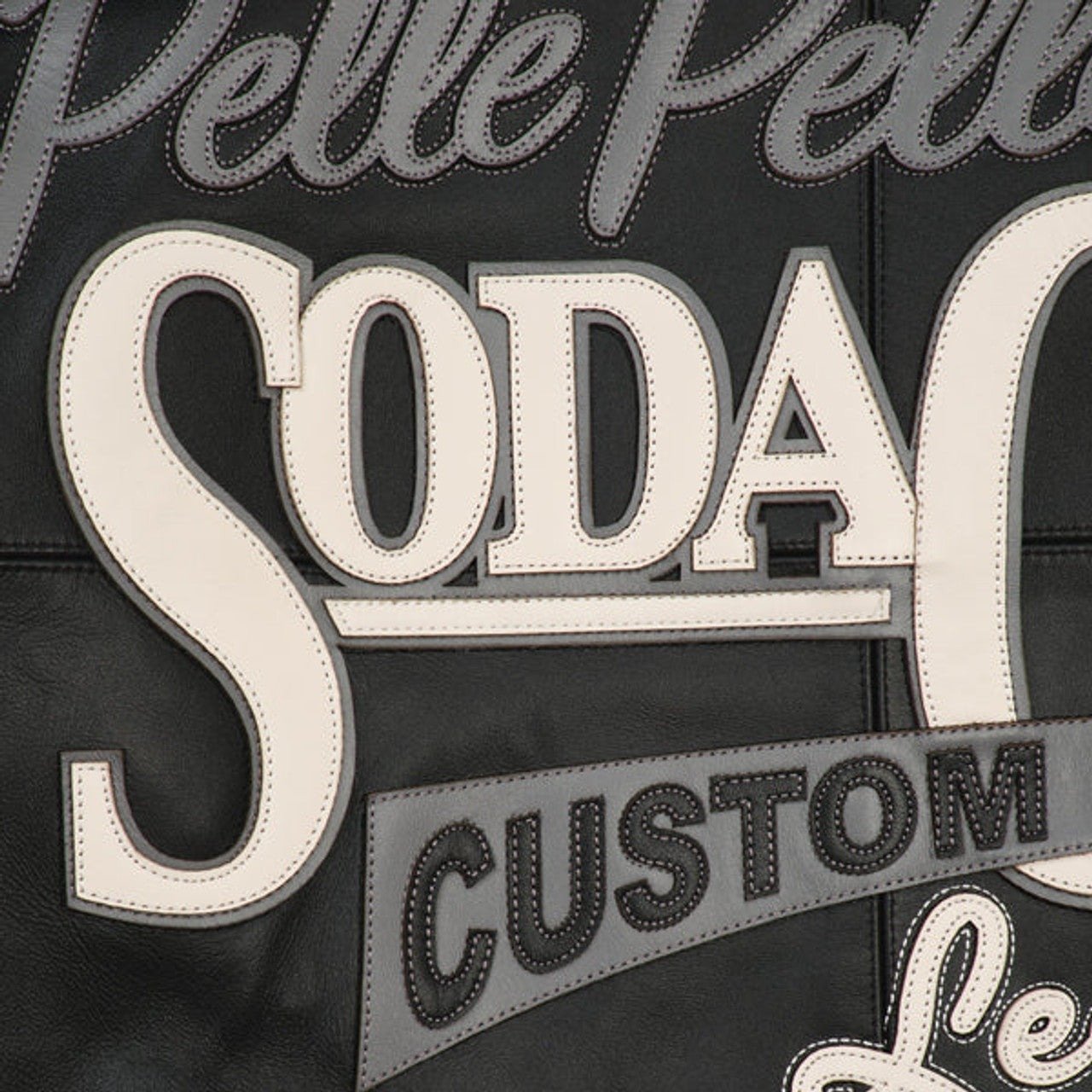 Pelle Pelle SODA CLUB CUSTOM MADE LEATHER 1978 JACKET BLACK - Image 5