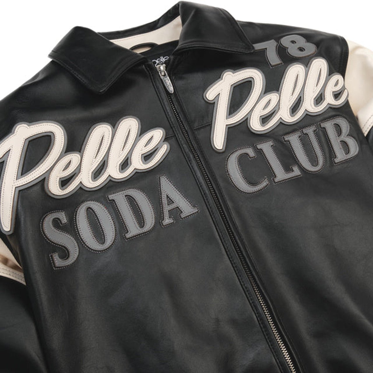 Pelle Pelle SODA CLUB CUSTOM MADE LEATHER 1978 JACKET BLACK - Image 3