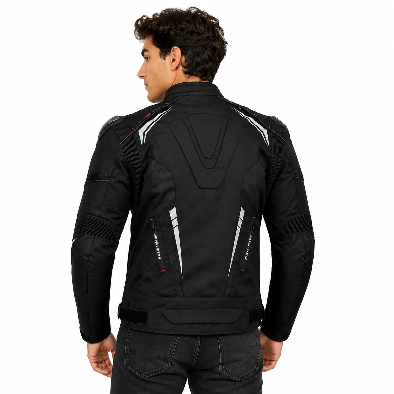 Men’s Tactical Motorcycle Riding Jacket Premium Protective Biker Jacket with Stylish Armor Design - Image 2