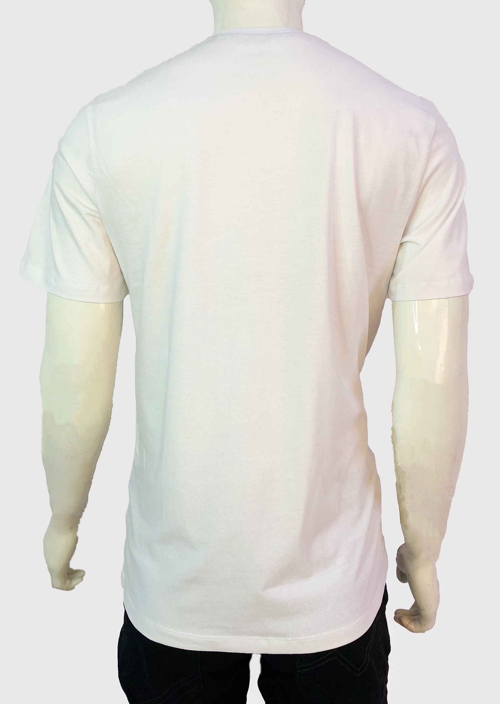 DONNA KARAN NEW YORK MEN'S DKNY ASTOR STRETCH T-SHIRT | WHITE - Image 2