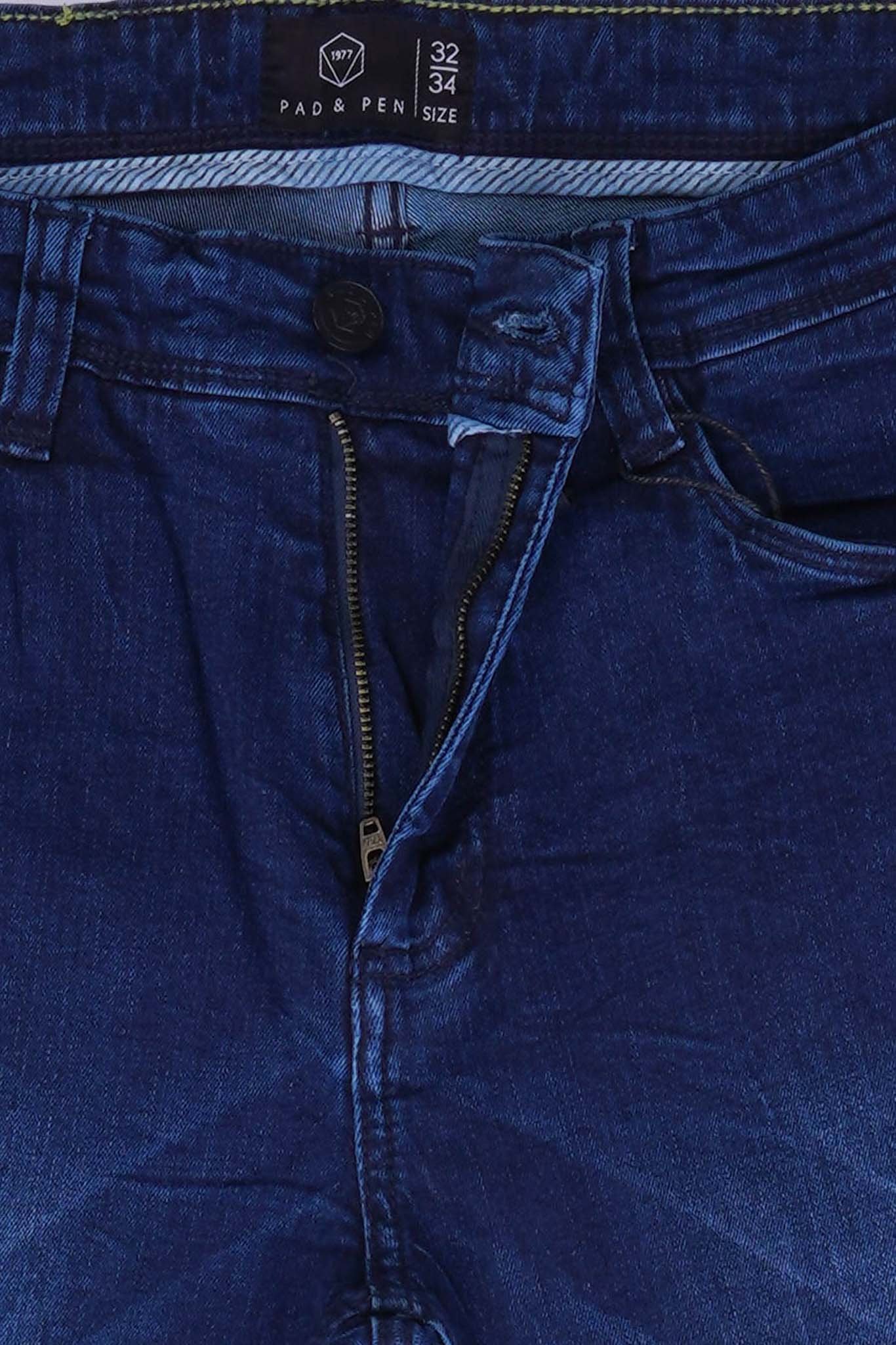 PAD & PEN -REGULAR FIT-JEANS-MENS | DENIM BLUE - Image 6