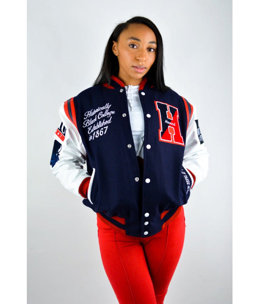 Howard University "The Mecca" Varsity Jacket - Image 2