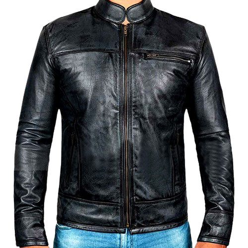Feather Skin Men’s Fashion Genuine Leather Jacket Stylish Lightweight Leather Outerwear - Image 2