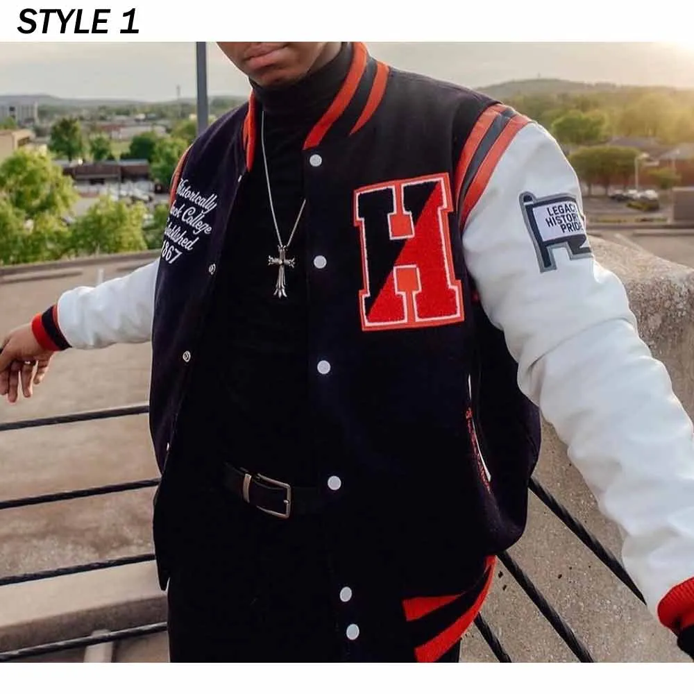 Howard University "The Mecca" Varsity Jacket - Image 5