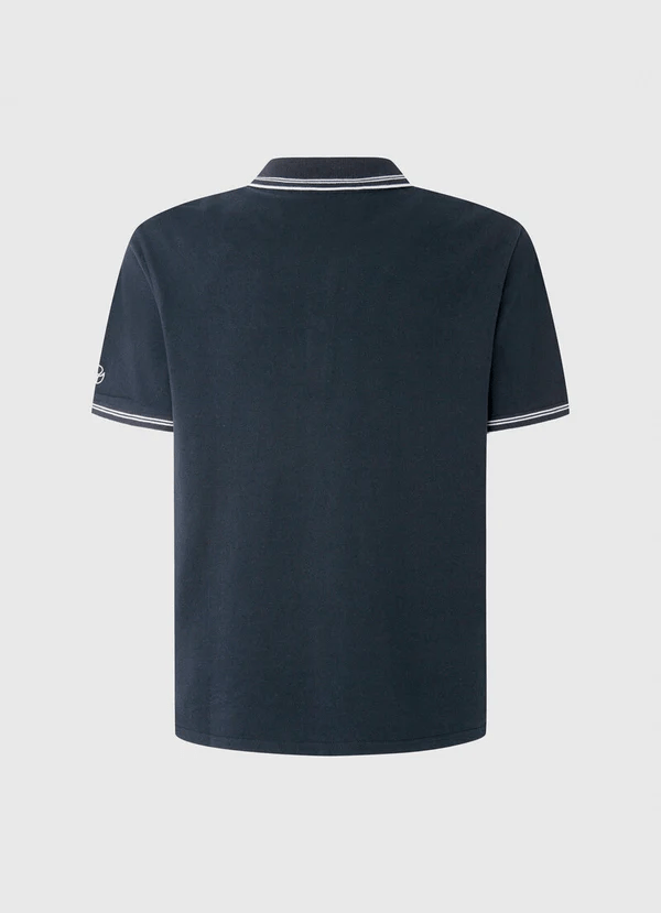 PEPE JEANS JET COTTON POLO | NAVY BLUE - Image 7