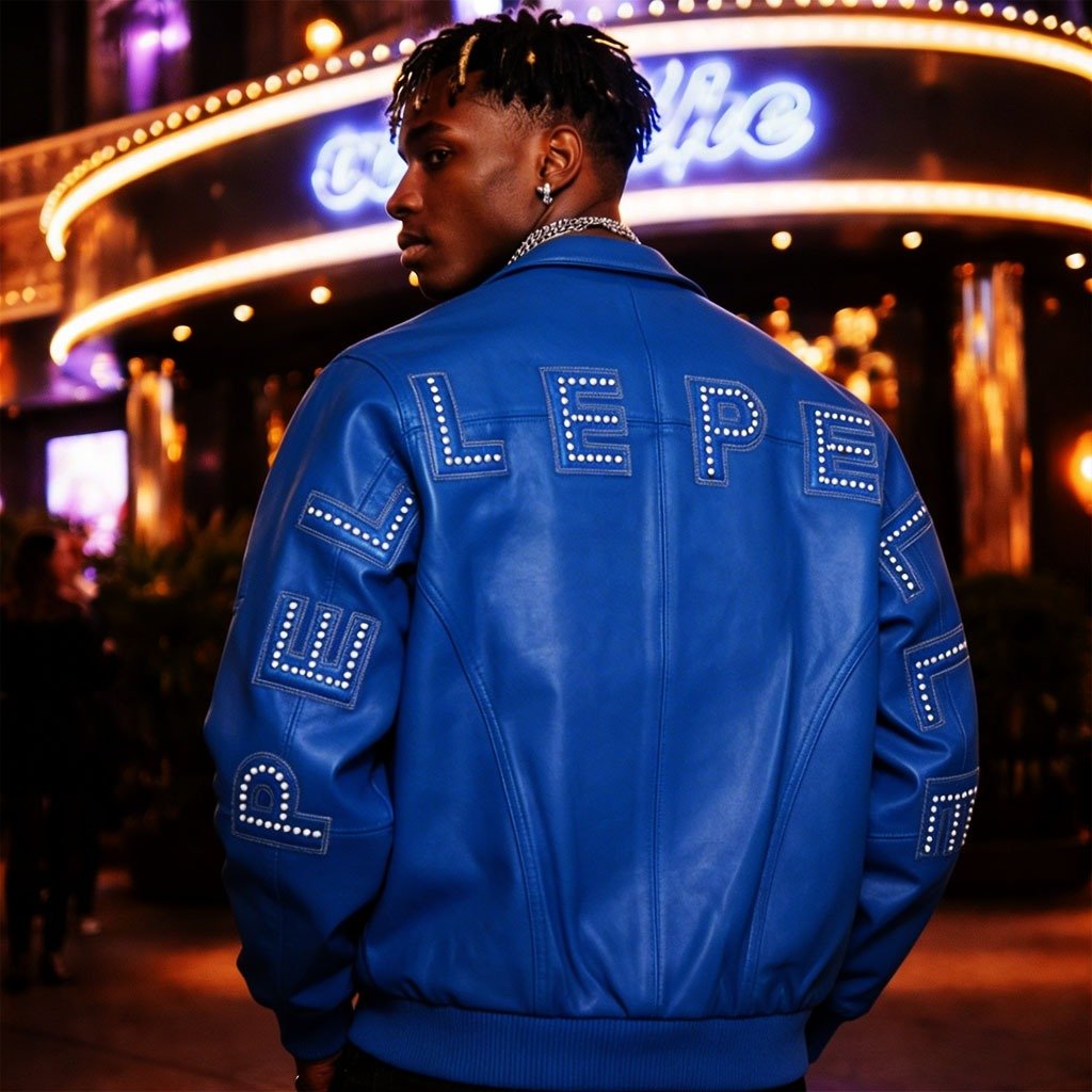 Pelle Pelle Stones Jacket Blue - Image 2