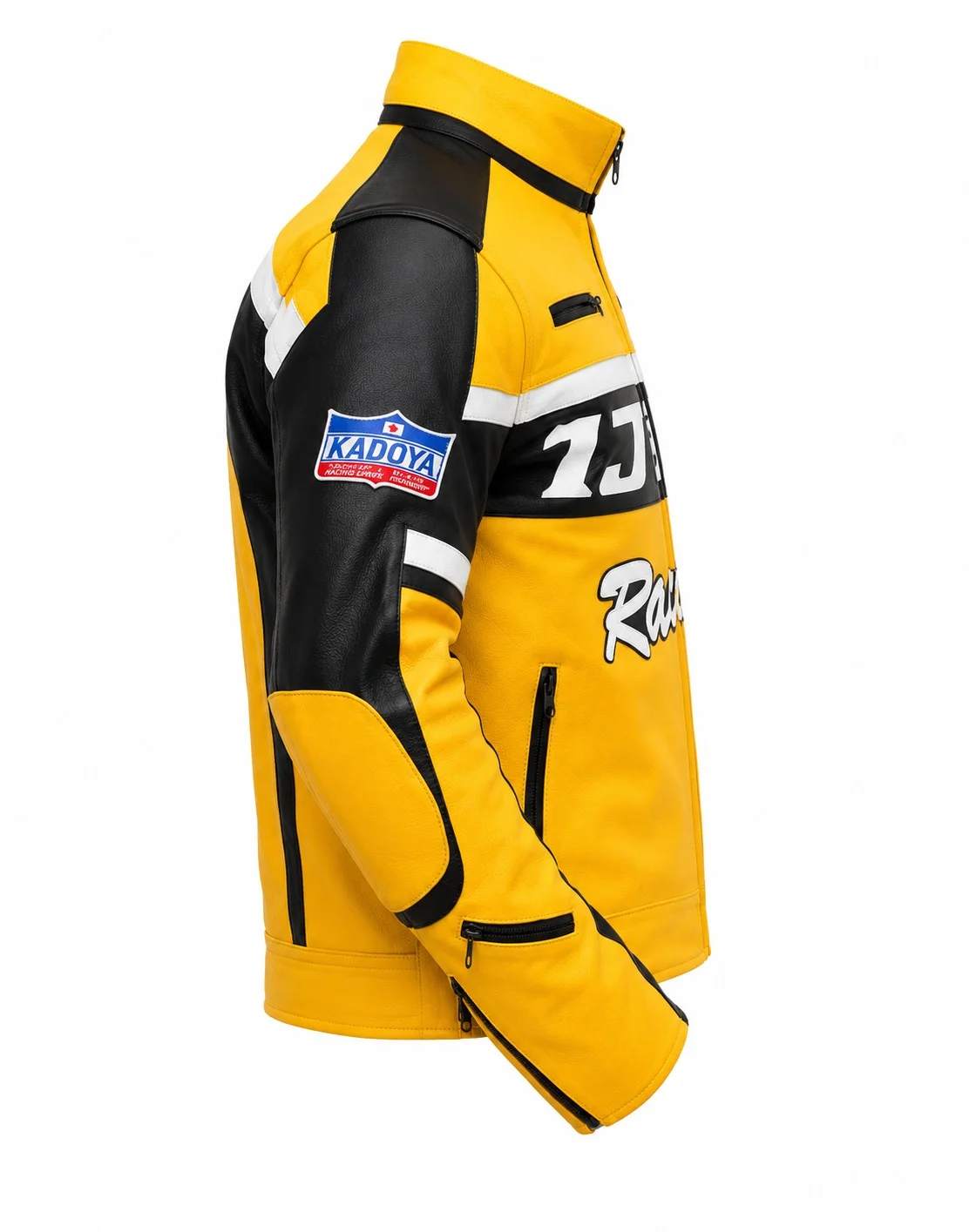 Men’s Yellow Ijiek Jacket Chuck Greene Cosplay Jacket - Image 5