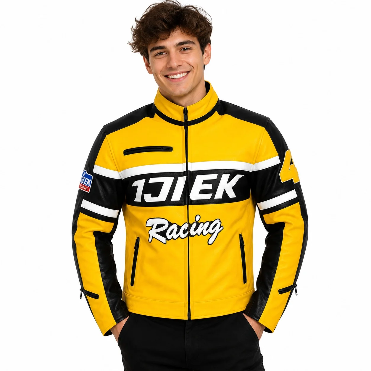 Men’s Yellow Ijiek Jacket Chuck Greene Cosplay Jacket