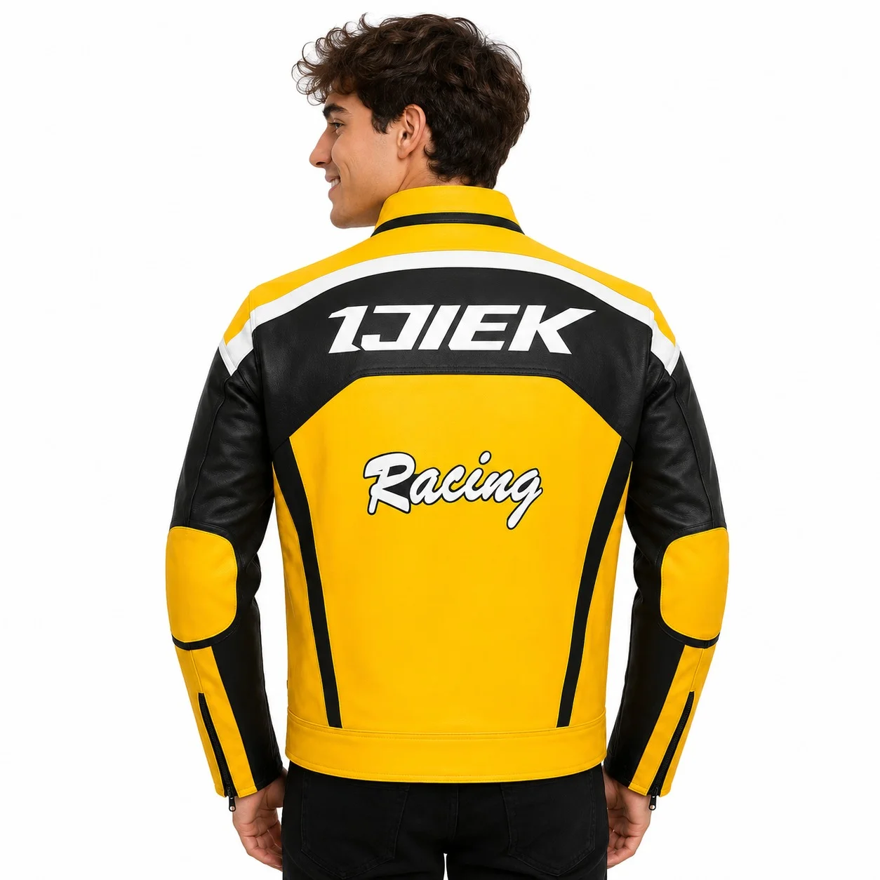 Men’s Yellow Ijiek Jacket Chuck Greene Cosplay Jacket - Image 2