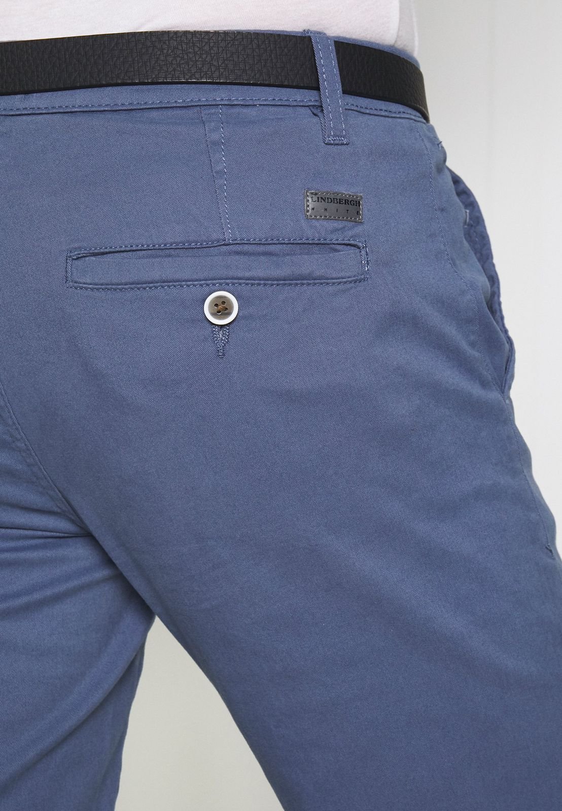 J.LIND Classic Men Chinos | Dusty Blue - Image 2