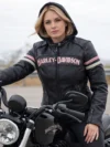 Harley-Davidson Enthusiast Lady Jacket Motorcycle Leather Pink