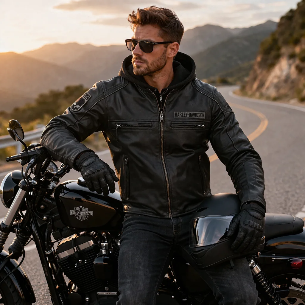 Harley-Davidson Men's Swingarm 3-in-1 Leather Jacket